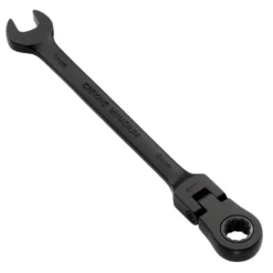 Draper Expert HI-TORQ® Metric Flexible Head Ratchet Combination Spanner, 8mm, Black