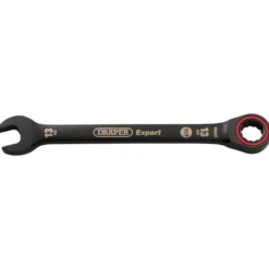 Draper Expert HI-TORQ® Metric Ratchet Combination Spanner, 13mm, Black