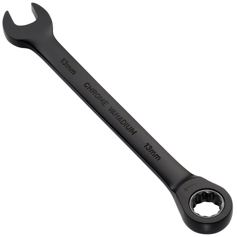 Draper Expert HI-TORQ® Metric Ratchet Combination Spanner, 13mm, Black