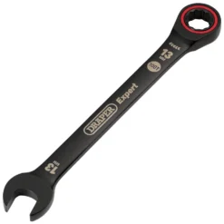 Draper Expert HI-TORQ® Metric Ratchet Combination Spanner, 13mm, Black