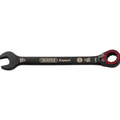 Draper Expert HI-TORQ® Metric Reversible Ratchet Combination Spanner, 15mm, Black