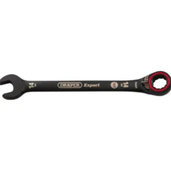 Draper Expert HI-TORQ® Metric Reversible Ratchet Combination Spanner, 14mm, Black