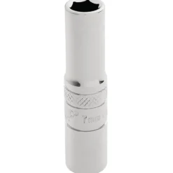 Draper Expert HI-TORQ® 6 Point Deep Socket, 1/4" Sq. Dr., 7mm