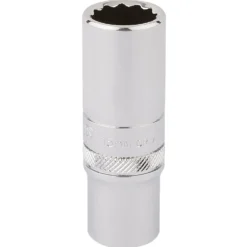 Draper Expert HI-TORQ® 12 Point Deep Socket, 3/8" Sq. Dr., 15mm