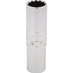 Draper Expert HI-TORQ® 12 Point Deep Socket, 1/2" Sq. Dr., 16mm