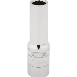 Draper Expert HI-TORQ® 12 Point Deep Socket, 1/2" Sq. Dr., 12mm