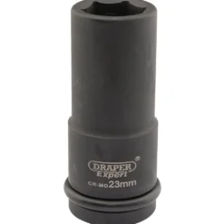 Draper Expert HI-TORQ® 6 Point Deep Impact Socket, 3/4" Sq. Dr., 23mm