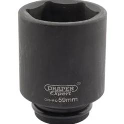 Draper Expert HI-TORQ® 6 Point Deep Impact Socket, 3/4" Sq. Dr., 59mm