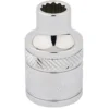 Draper Expert HI-TORQ® 12 Point Socket, 3/8" Sq. Dr., 1/4"