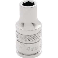 Draper Expert HI-TORQ® 6 Point Socket, 1/4" Sq. Dr., 5.0mm