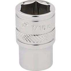 Draper Expert HI-TORQ® 6 Point Socket, 1/4" Sq. Dr., 7/16"
