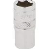 Draper Expert HI-TORQ® 6 Point Socket, 1/4" Sq. Dr., 5/16"
