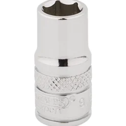 Draper Expert HI-TORQ® 6 Point Socket, 1/4" Sq. Dr., 9/32"