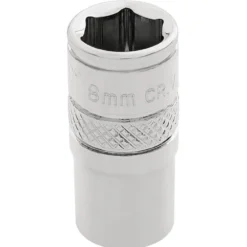 Draper Expert HI-TORQ® 6 Point Socket, 1/4" Sq. Dr., 8mm