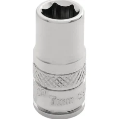 Draper Expert HI-TORQ® 6 Point Socket, 1/4" Sq. Dr., 7mm
