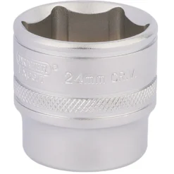 Draper Expert HI-TORQ® 6 Point Socket, 3/8" Sq. Dr., 24mm
