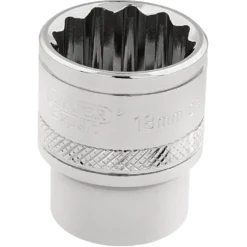 Draper Expert HI-TORQ® 12 Point Socket, 3/8" Sq. Dr., 18mm
