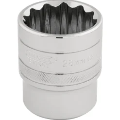 Draper Expert HI-TORQ® 12 Point Socket, 1/2" Sq. Dr., 28mm