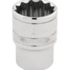 Draper Expert HI-TORQ® 12 Point Socket, 1/2" Sq. Dr., 21mm