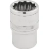 Draper Expert HI-TORQ® 12 Point Socket, 1/2" Sq. Dr., 18mm