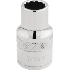 Draper Expert HI-TORQ® 12 Point Socket, 1/2" Sq. Dr., 7/16"