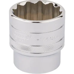 Draper Expert HI-TORQ® 12 Point Socket, 1/2" Sq. Dr., 1 1/4"