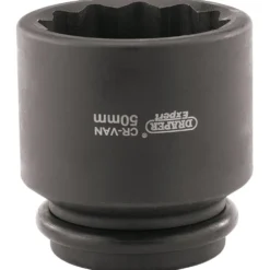 Draper Expert Hub Nut Impact Socket, 3/4" Sq. Dr., 50mm