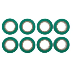 Draper Expert Insulation Tape to BSEN60454/Type2, 10m x 19mm, Green (Pack of 8)