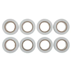 Draper Expert Insulation Tape to BSEN60454/Type2, 10m x 19mm, White (Pack of 8)