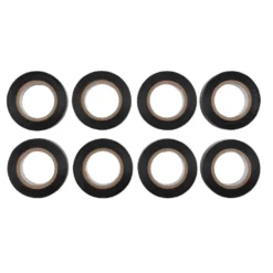 Draper Expert Insulation Tape, 10m x 19mm, Black (Pack of 8)