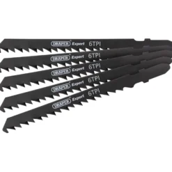Draper Expert Jigsaw Blade Set, 100mm (5 Piece)