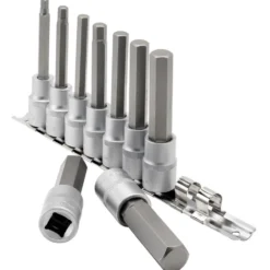 Draper Expert Long Metric Hex. Socket Bit Set, 1/2