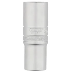 Draper Expert Metric Deep Socket, 1/2" Sq. Dr., Micro Satin Chrome, 21mm