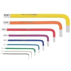 Draper Expert Metric Hex. and Ball End Key Set, Colour Coded (9 Piece)