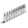 Draper Expert Metric Hex. Socket Bit Set, 1/2" Sq. Dr., 55mm (9 Piece)