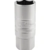 Draper Expert 14mm Thread 6 Point Satin Chrome Spark Plug Socket, 1/2" Sq. Dr., 21mm