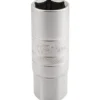 Draper Expert 12mm Thread 6 Point Satin Chrome Spark Plug Socket, 1/2" Sq. Dr., 18mm