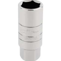 Draper Expert 12mm Thread 6 Point Spark Plug Socket, 3/8" Sq. Dr., 18mm
