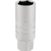 Draper Expert 12mm Thread 6 Point Satin Chrome Spark Plug Socket, 3/8" Sq. Dr., 18mm