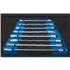 Draper Expert Open Ended Spanner Set in 1/4" Drawer EVA Insert Tray (8 Piece)