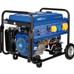 Draper Expert Petrol Generator with Wheels, 5000W
