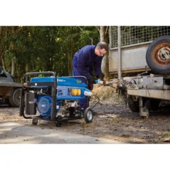 Draper Expert Petrol Generator with Wheels, 6000W