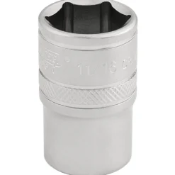 Draper Expert 6 Point Imperial Socket, 1/2" Sq. Dr., 11/16"