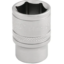 Draper Expert 6 Point Metric Socket, 3/8" Sq. Dr., 14mm
