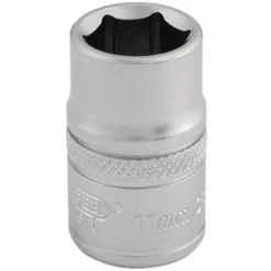 Draper Expert 6 Point Metric Socket, 3/8" Sq. Dr., 11mm