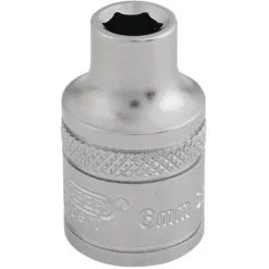 Draper Expert 6 Point Metric Socket, 3/8" Sq. Dr., 6mm