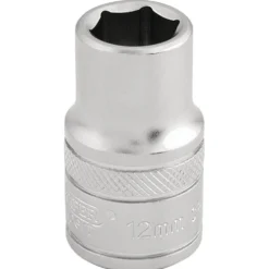 Draper Expert 6 Point Metric Socket, 1/2" Sq. Dr., 12mm
