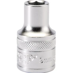 Draper Expert 6 Point Metric Socket, 1/2" Sq. Dr., 9mm
