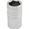 Draper Expert 6 Point Metric Socket, 1/2" Sq. Dr., 15mm