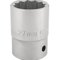 Draper Expert 12 Point Socket, 3/4" Sq. Dr., 27mm